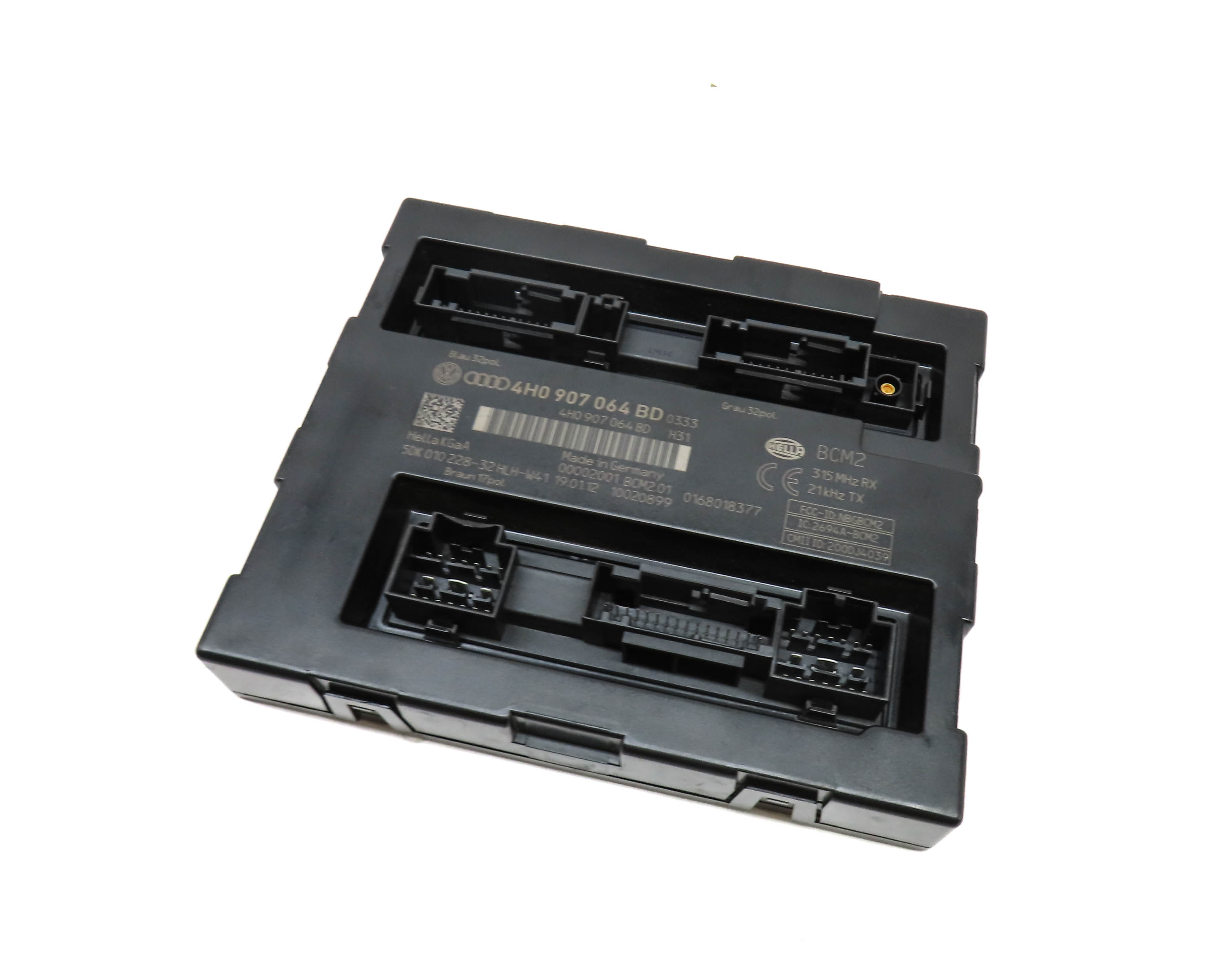 2012 AUDI A8 (D4 4H) COMFORT CONTROL MODULE — exact item pictured